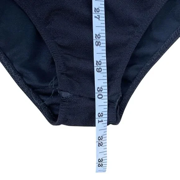 Boohoo Womans Plus Size Black Bodysuit with Lace Sleeves US 16 – (21) - Picture 5 of 9